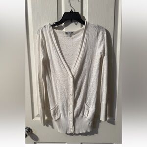 Fox White Women's Cardigan Sweater
